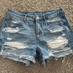 Denim shorts